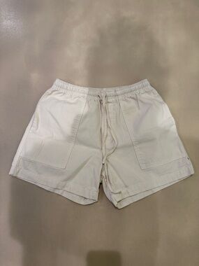 Imogene + Willie the canvas lounge short in Ivory